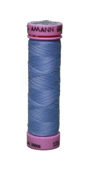 Zwirn 100 % Polyester ASPO PES 120 Amann hellblau bleu 100 m (0271)