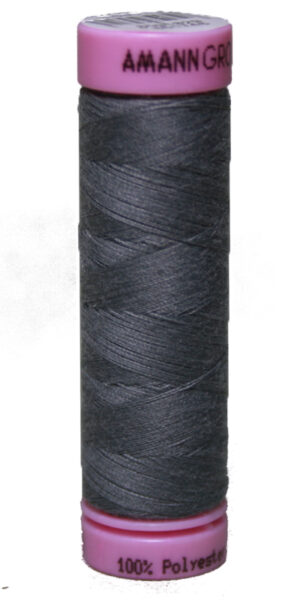 Zwirn 100 % Polyester ASPO PES 120 Amann grau 100 m (0318)