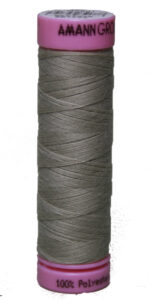 Zwirn 100 % Polyester ASPO PES 120 Amann silberbeige 100 m (0326)