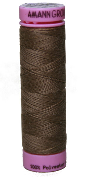 Zwirn 100 % Polyester ASPO PES 120 Amann dunkelbeige 100 m (0387)