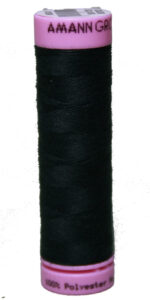 Zwirn 100 % Polyester ASPO PES 120 Amann dunkelgrün 100 m (0425)