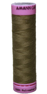 Zwirn 100 % Polyester ASPO PES 120 Amann beige 100 m (0464)