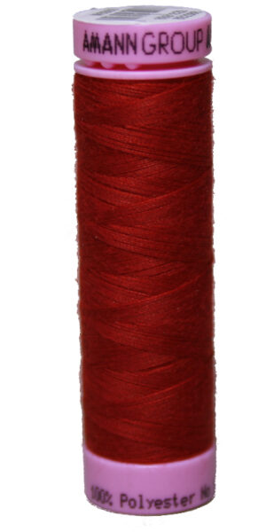 Zwirn 100 % Polyester ASPO PES 120 Amann rot 100 m (0504)