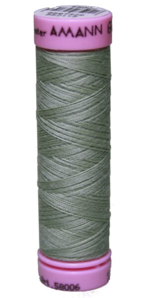 Zwirn 100 % Polyester ASPO PES 120 Amann hellgraugrün 100 m (0529)