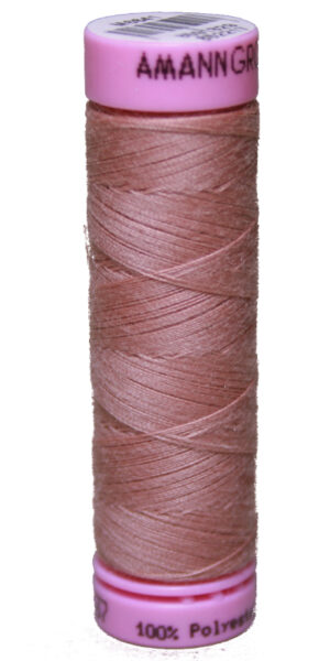 Zwirn 100 % Polyester ASPO PES Amann dunkel apriko haut 100m (0637)