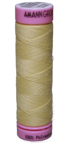 Zwirn 100 % Polyester ASPO PES 120 Amann hellgelb 100 m (0781)