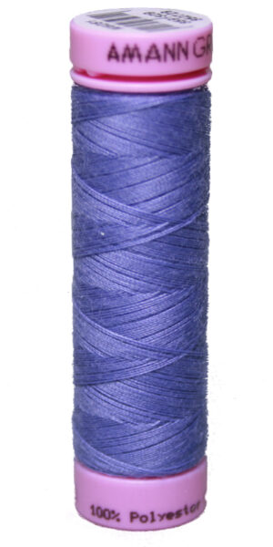 Zwirn 100 % Polyester ASPO PES 120 Amann blau blauviolett 100 m (1079)