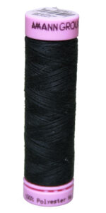 Zwirn 100 % Polyester ASPO PES 120 Amann schwarz 100 m (1237)