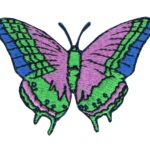 Aufnäher Bügelbild Aufbügler Schmetterling 54x42mm (1018)