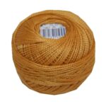 PERLOVKA Kreuzstichgarn Baumwolle Perlgarn 10g 85m braun (7232)