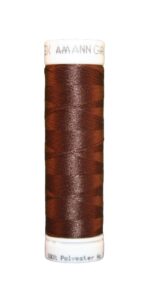 Elastischer Zwirn Polyester ASPOTEX 120 Amann 100m braun (0264)