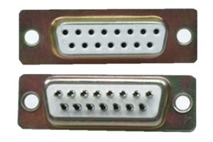 D-Sub Stecker 15 polig weiblich Lötanschluss 2 Stück (0228)