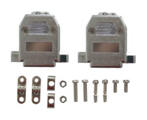 D-Sub Steckergehäuse Gehäuseschalen 15 polig silber (0326)