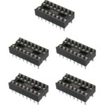 IC-Sockel IC-Fassung 16-polig DIP DIL16 5 Stück (0060)