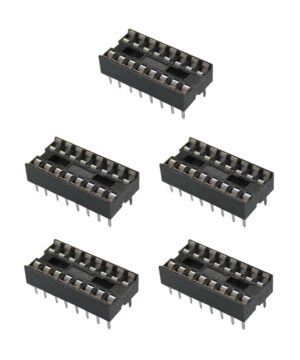 IC-Sockel IC-Fassung 16-polig DIP DIL16 5 Stück (0060)