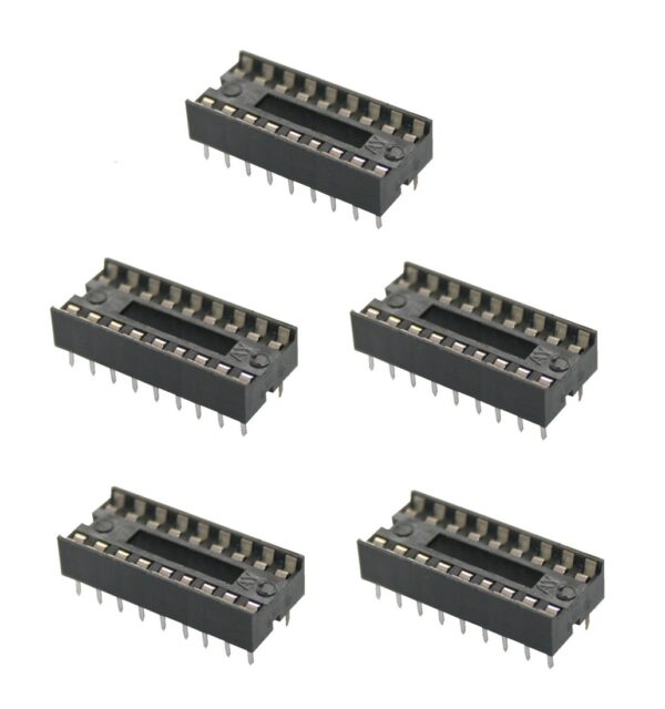 IC-Sockel IC-Fassung 18-polig DIP DIL18 5 Stück (0061)