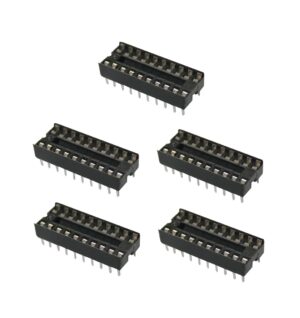 IC-Sockel IC-Fassung 20-polig DIP DIL20 5 Stück (0062)
