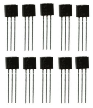 Transistor 2N5401 PNP 150V 0.6A TO92 10 Stück (0009)