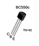 Transistor BC550c NPN 45V 100mA TO92 10 Stück (0003)