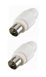 Koaxialstecker Stecker 9,5mm weiblich 2 Stück (0001)