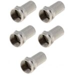F-Stecker Stecker 7,5 mm 5 Stück (0019)