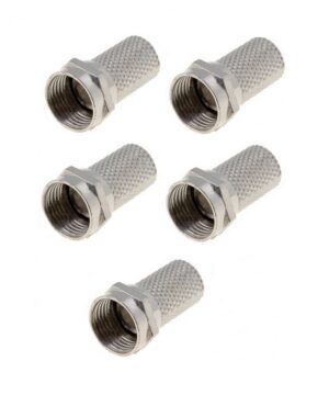 F-Stecker Stecker 7,5 mm 5 Stück (0019)