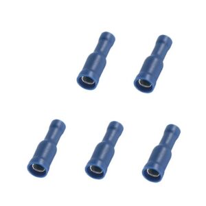 Rundsteckhülse Rundstecker Stecker 4mm 2,5mm2 blau 5 Stück (0210)