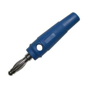 Bananenstecker Laborstecker Stecker 4mm blau (0284)