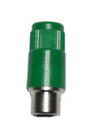 Cinchstecker Cinchkupplung grün Lötanschluss 1 Stück (0348)