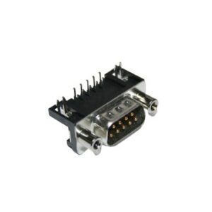 D-Sub Stecker 9 polig 90° zweireihig Stecker Printmontage (0351)