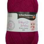 Strickgarn Garn Bravo Baby 50g 185m pinkrot (1032)
