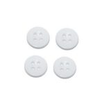Knopf Knöpfe Arbeitshose 16,5 mm 4 loch weiß 4 Stück (0230)