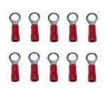 Ringstecker Ringkabelstecker Stecker rot M5 1,5mm2 10 Stück (0006)
