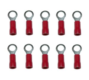 Ringstecker Ringkabelstecker Stecker rot M5 1,5mm2 10 Stück (0006)