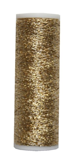 Metallic Stickgarn METALUX Beilauffaden 60 m gold (0001)