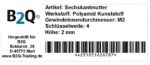 Sechskantmutter Mutter M2 Polyamid Kunststoff 10 Stück (0057)