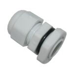 Kabelverschraubung M16 mit Mutter und O-Ring weiß (0009)