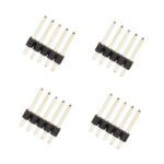 Stiftleiste Leiste 5-polig gerade 2,54mm 1-reihig 4 Stück (1269)