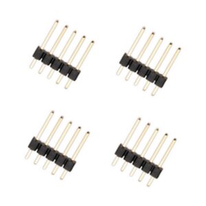 Stiftleiste Leiste 5-polig gerade 2,54mm 1-reihig 4 Stück (1269)