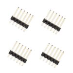 Stiftleiste Leiste 6-polig gerade 2,54mm 1-reihig 4 Stück (1270)