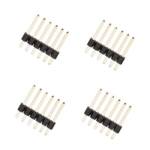 Stiftleiste Leiste 6-polig gerade 2,54mm 1-reihig 4 Stück (1270)