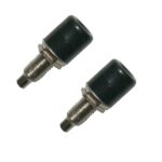 Telefonbuchse Laborbuchse 4mm schwarz 2 Stück (0196)