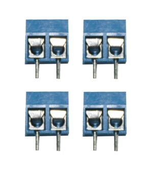 Anreihklemme Printklemme Klemme 2-polig blau 4 Stück (0261)