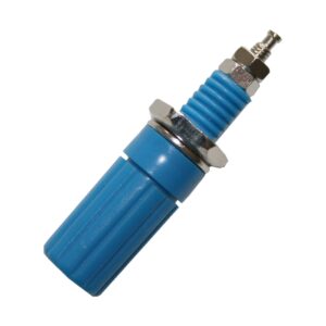 Laborbuchse Bananenbuchse Buchse 4mm Einbau blau (0273)
