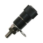 Laborbuchse Bananenbuchse Buchse 4mm Einbau schwarz (0279)