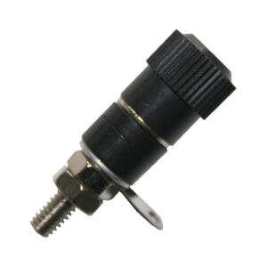 Laborbuchse Bananenbuchse Buchse 4mm Einbau schwarz (0279)