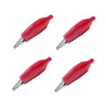 Krokoklemme Abgreifklemme Klemme rot teilisoliert 4 Stück (0302)