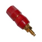Laborbuchse Bananenbuchse Buchse 4mm 30A rot vergoldet (0327)