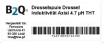 Drosselspule Drossel Induktivität Axial 4.7 µH THT 5 Stück (0005)