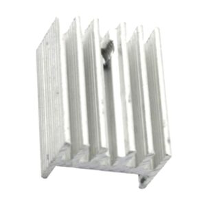 Kühlkörper Aluminium 20x15x10 mit Gewindeloch M3 silber (0051)